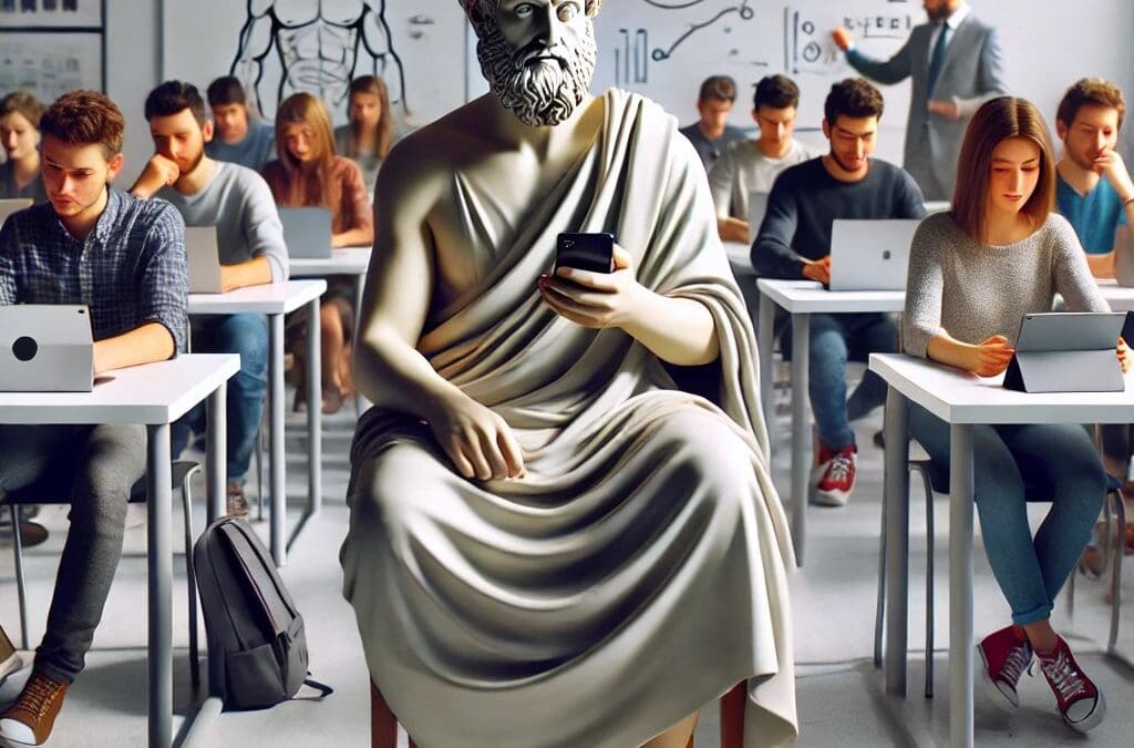 Celulares, cidadania digital e a sabedoria dos gregos